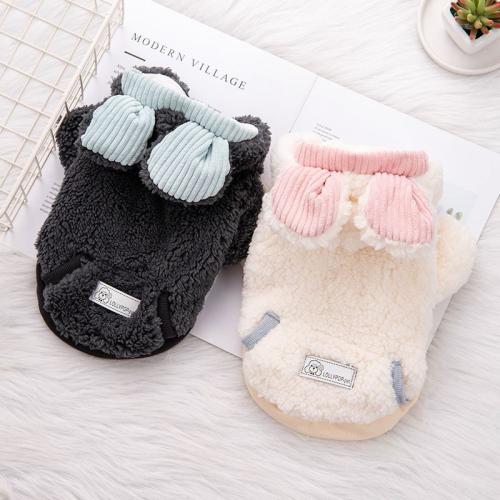 Suede Pet Dog Clothing & thermal PC