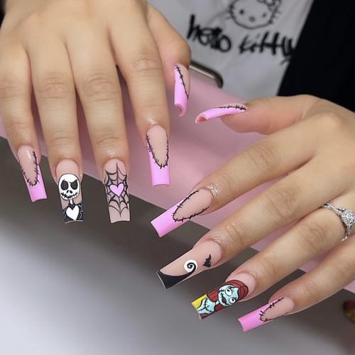 El plastico Uñas postizas, Dibujos animados, multicolor, Conjunto