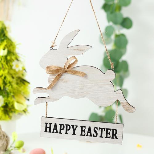 Wood Creative Hanging Ornament for home decoration PC