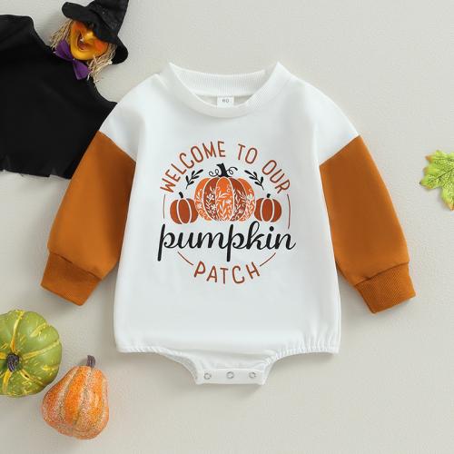 Cotton Baby Jumpsuit printed Solid white PC