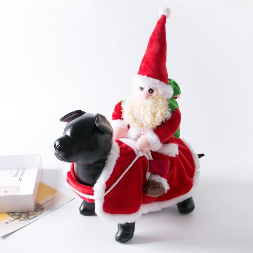 Polyester Pet Dog Clothing christmas design red PC