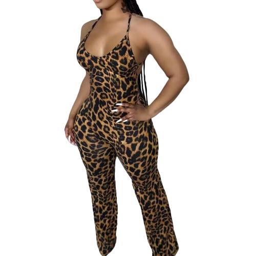 Milk Fiber Long Jumpsuit slimming & backless patchwork PC