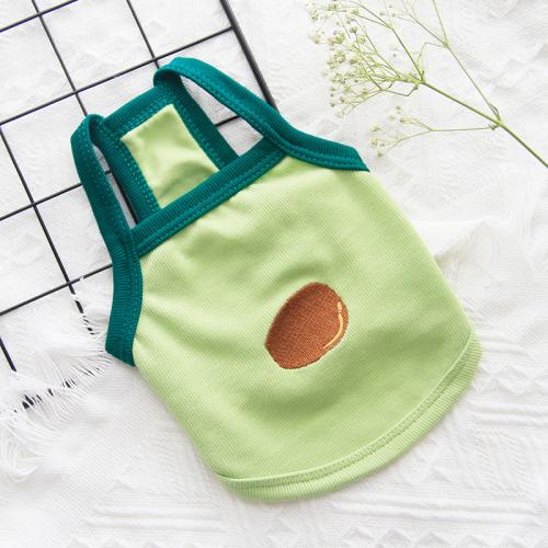 Cotton Pet Dog Clothing & breathable green PC