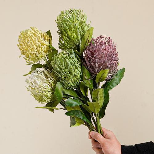 Flocking Fabric & Plastic Cement Wedding supplies & Table Decoration Artificial Flower for home decoration floral PC