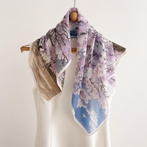 Cotton Blends & Natural Silk Silk Scarf PC