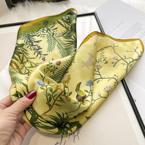 Natural Silk Silk Scarf thermal printed PC