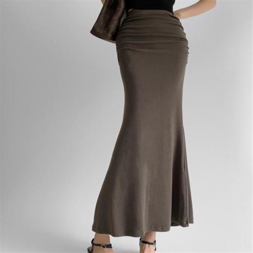 Algodón Falda Maxi, labor de retazos, Sólido, más colores para elegir, trozo