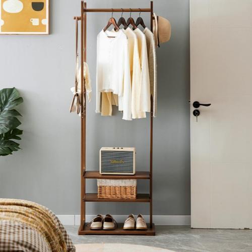 Moso Bamboo Porte-vêtements suspendus Café pièce