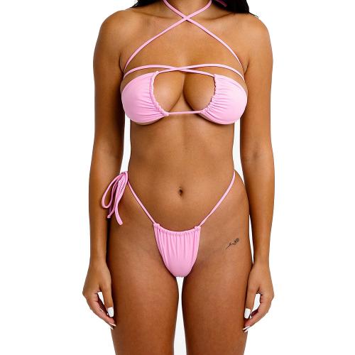 Spandex & Poliestere Bikiny Pevné Nastavit