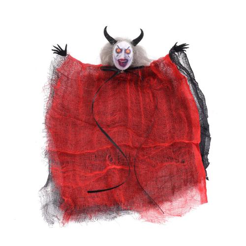 Tela adherida adhesiva & Poliéster Adornos de Halloween, más colores para elegir, trozo