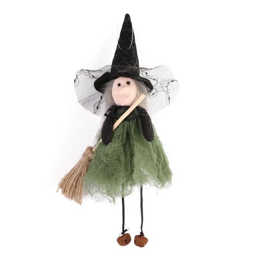 Tela adherida adhesiva & Poliéster Adornos de Halloween, más colores para elegir, trozo