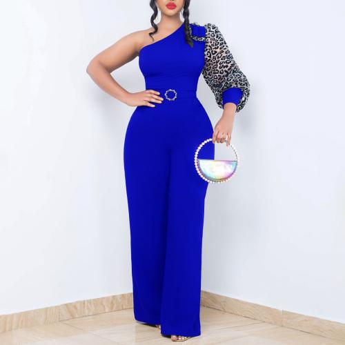 Polyester Slim Long Jumpsuit & with belt PC