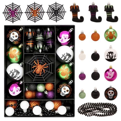 El plastico Adornos de Halloween, Conjunto