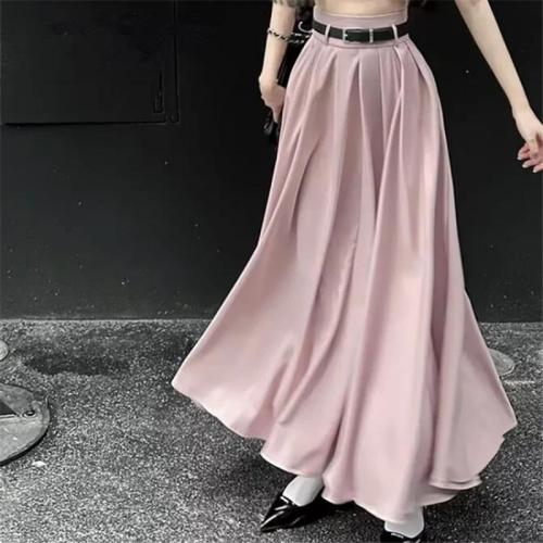 Algodón Falda Maxi, labor de retazos, Sólido, más colores para elegir, trozo