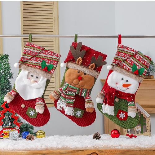 Tissus non tissés Chaussette de Noël plus de couleurs pour le choix pièce