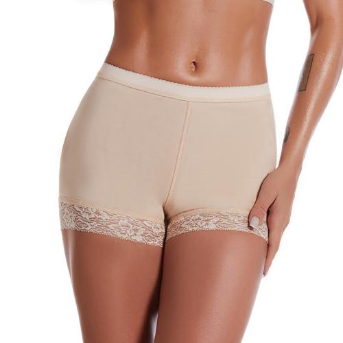 Polyamide Plus Size Abdomen Drawing Boxer lift the hip patchwork Solid PC