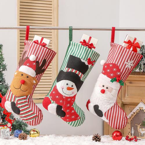 Chiffon Chaussette de Noël plus de couleurs pour le choix pièce