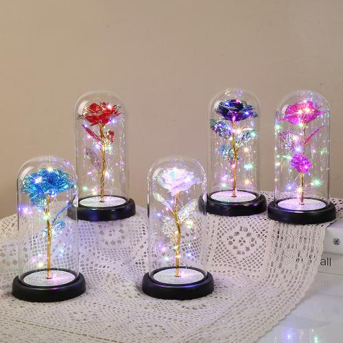 Acrylic & Plastic Creative Preserved Flower Decoration for home decoration & for gift giving PC
