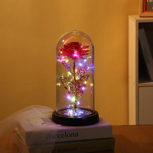 Acrylic & Plastic Creative Preserved Flower Decoration for home decoration & for gift giving PC