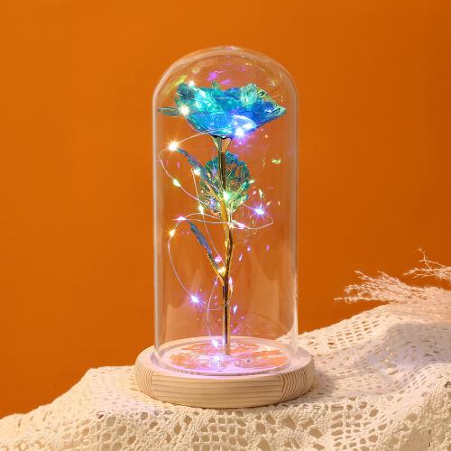 Acrylic & Wood Creative Preserved Flower Decoration for home decoration & for gift giving PC