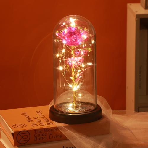 Acrylic & Plastic Creative Preserved Flower Decoration for home decoration & for gift giving PC