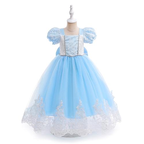 Coton Robe d’une seule pièce de fille Coton Bleu pièce