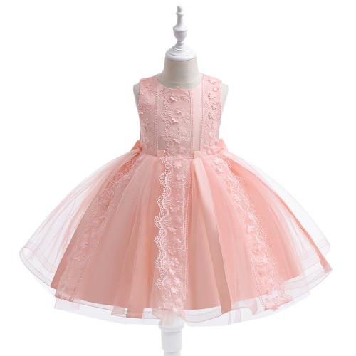 Coton Robe d’une seule pièce de fille Solide plus de couleurs pour le choix pièce