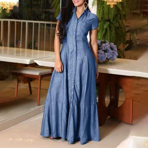 Polyester Einteiliges Kleid, Solide, mehr Farben zur Auswahl, Stück
