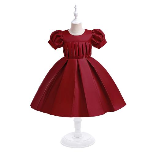 Coton Robe d’une seule pièce de fille Solide plus de couleurs pour le choix pièce