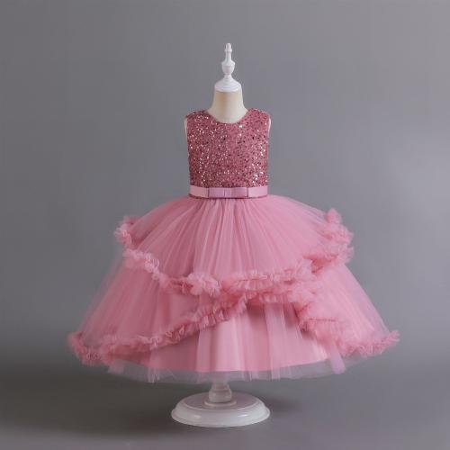 Polyester Robe d’une seule pièce de fille plus de couleurs pour le choix pièce