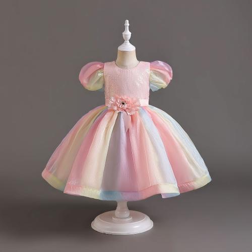 Polyester Robe d’une seule pièce de fille plus de couleurs pour le choix pièce