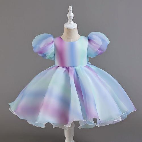 Polyester Robe d’une seule pièce de fille plus de couleurs pour le choix pièce