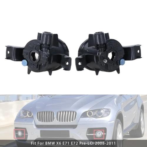Pair Fog Light Lamp With Bulb For BMW X6 E71 E72 2008 2009 2010 2011 2012 2013