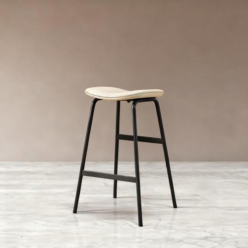 Metal & Sponge & PU Leather Stool durable Solid PC