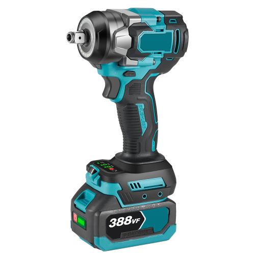 1200Nm Brushless Cordless Impact Wrench Automotive Screwdriver Home Power Tool