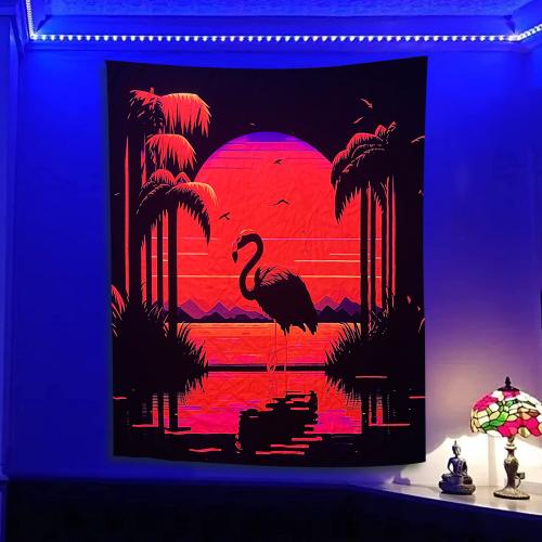 Polyester Peintures murales Imprimé Flamant pièce