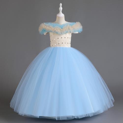 Polyester Robe d’une seule pièce de fille plus de couleurs pour le choix pièce