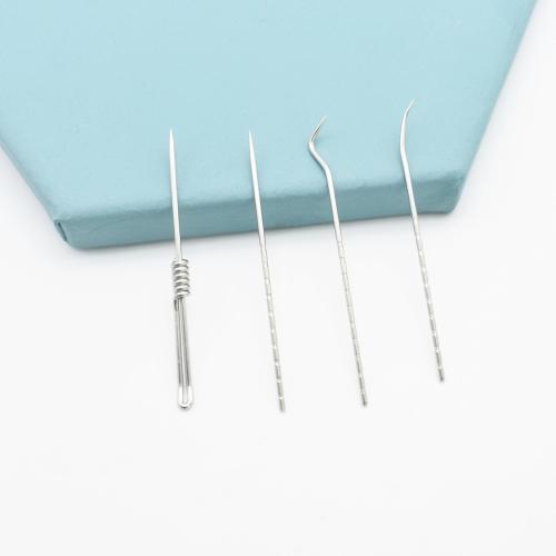 Rvs Dental Cleaning Kit Zilveren Instellen