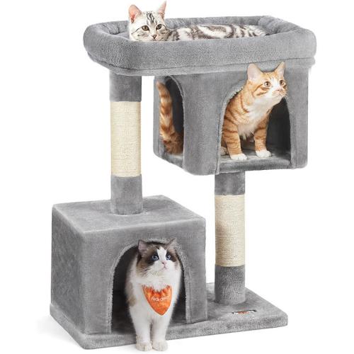 Sisal Hemp & Wooden & Plush Soft & Multifunction Cat Tree hardwearing Solid PC