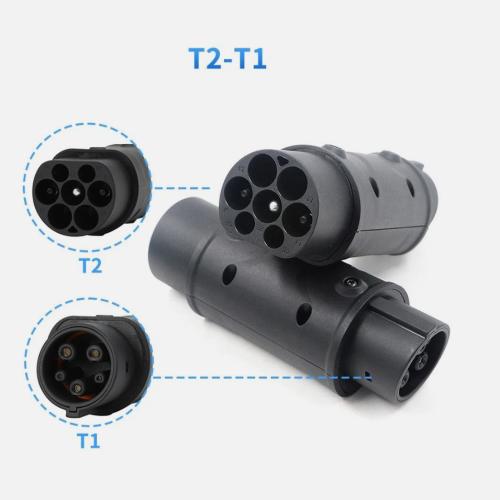 Type 2 To Type 1 EV Charging Adaptor Electric Vehicle Charger Connector