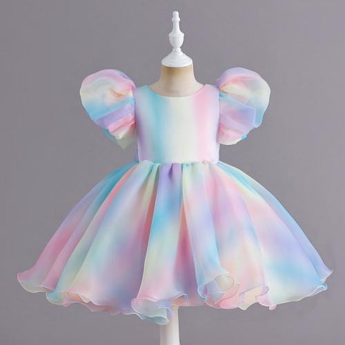 Polyester Robe d’une seule pièce de fille plus de couleurs pour le choix pièce