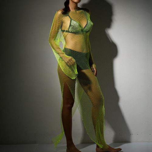 Polyester Jurk uit één stuk Solide meer kleuren naar keuze stuk
