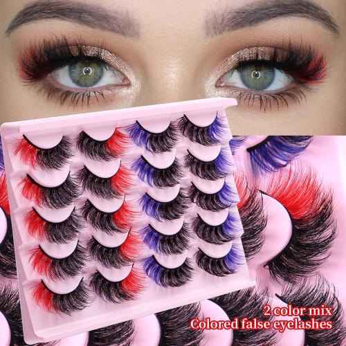 Chemical Fiber False Eyelashes five piece Set