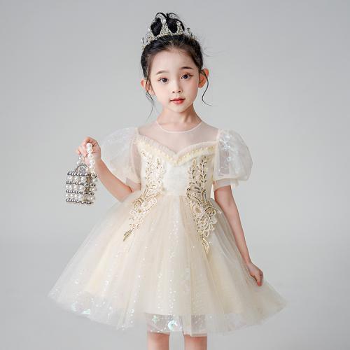 Coton Robe d’une seule pièce de fille Patchwork Solide plus de couleurs pour le choix pièce