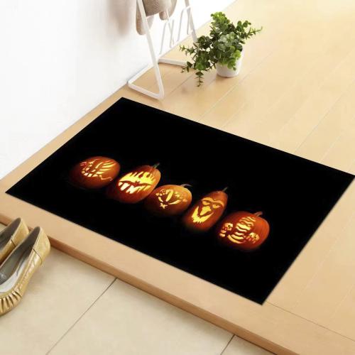 Polyester Floor Mat Halloween Design printed PC