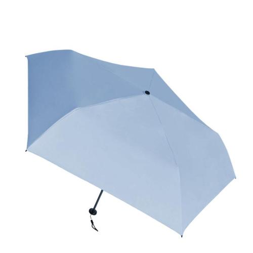Black Polyester & Pongee Waterproof Sun-Rain Umbrella portable & anti ultraviolet Aluminum & Plastic Solid PC