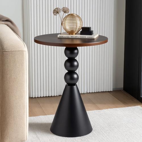 Metal & Solid Wood Creative Side Table PC