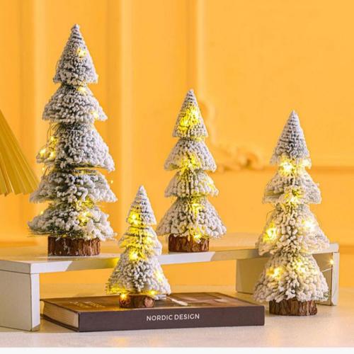 Tissu de flocking Décoration d’arbre de Noël pièce