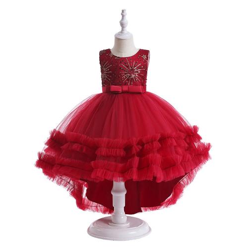 Polyester Robe d’une seule pièce de fille plus de couleurs pour le choix pièce