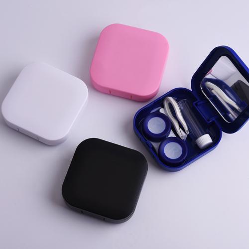 プラスチック コンタクトレンズケース 選択のためのより多くの色 一つ